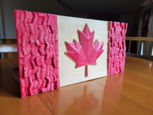 Canada Flag Prism