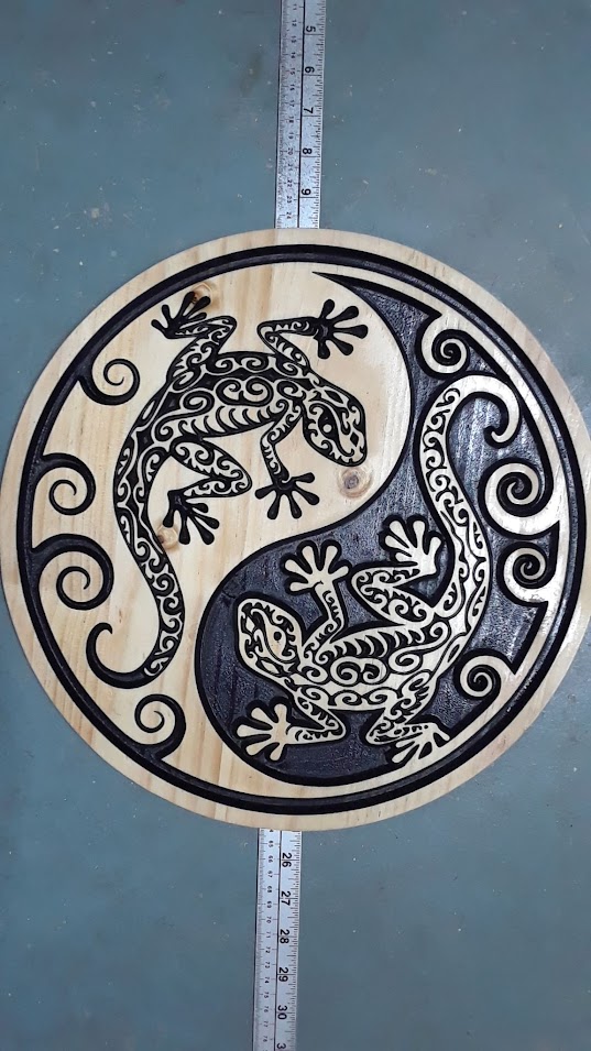 yin yang iguanas